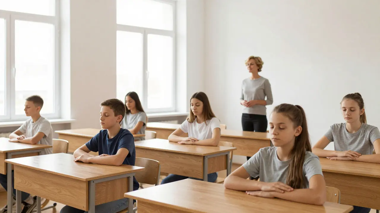 Mindfulness в училище: Как да помогнете на учениците да се справят по-добре със стреса и да постигнат успех